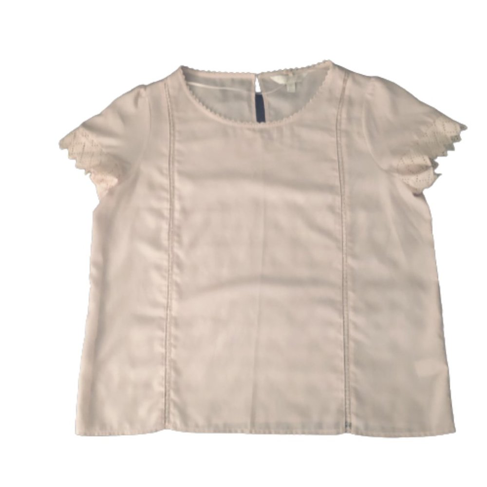 ✨BOGO✨ Lauren Conrad Romantic Lace Cream Blouse Size X-Large - Like New